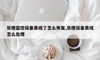 乐橙监控设备离线了怎么恢复,乐橙设备离线怎么处理
